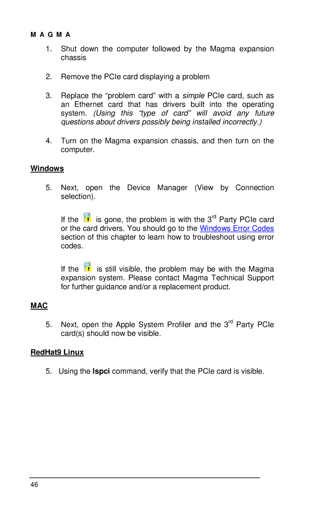 Magma EB2R user manual Mac 