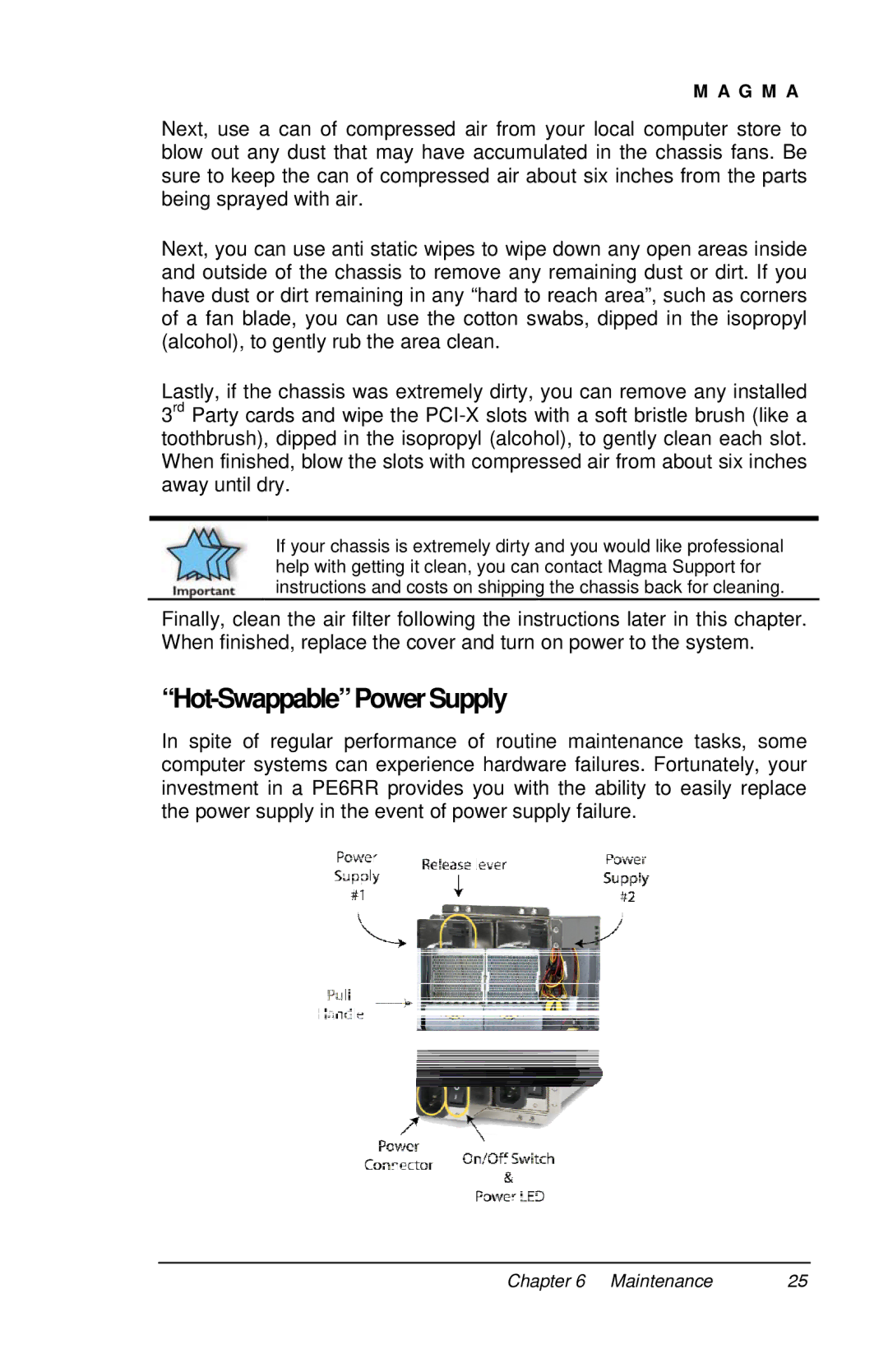 Magma P13RR manual Hot-SwappablePowerSupply 