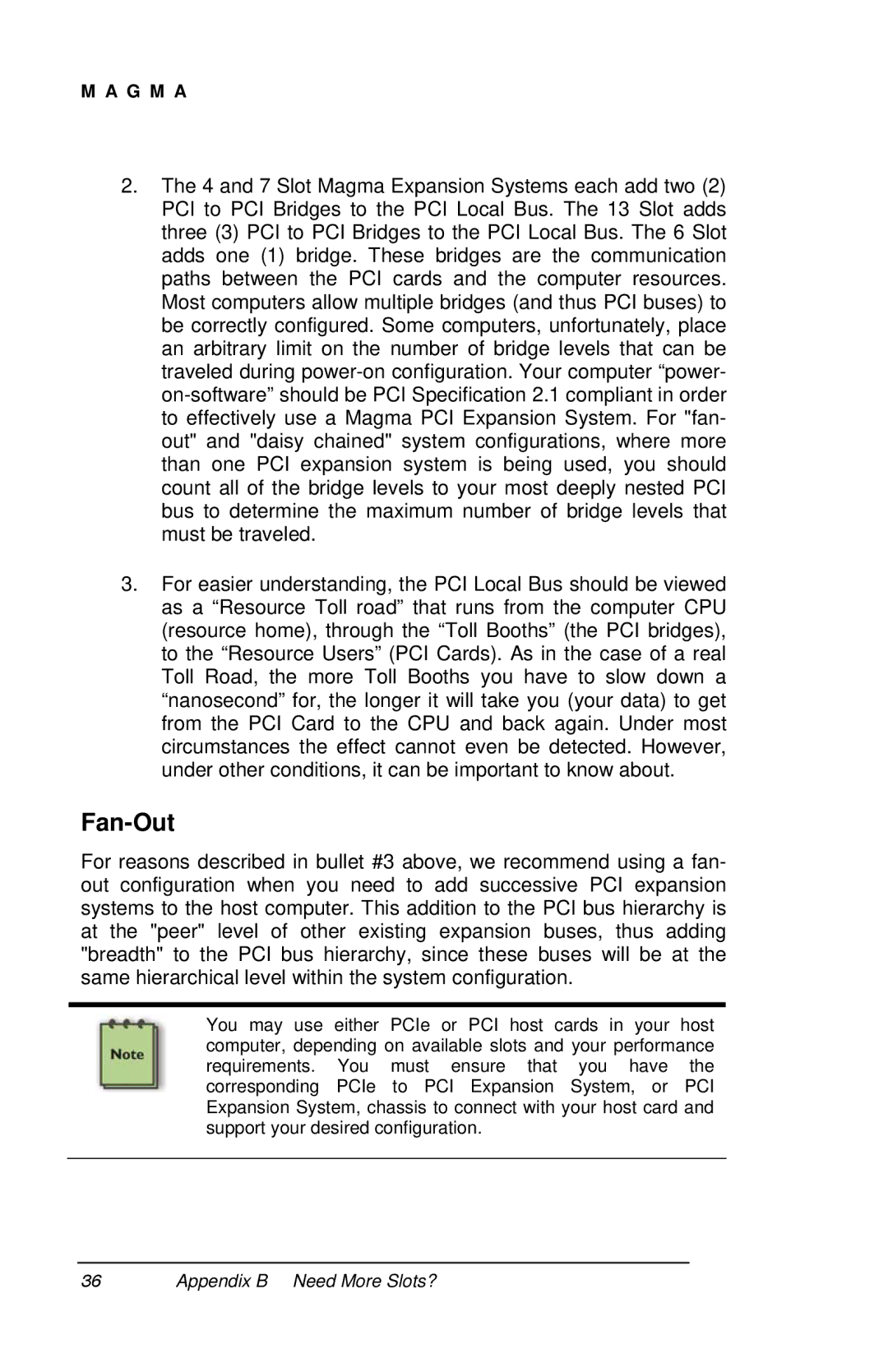 Magma P13RR manual Fan-Out 