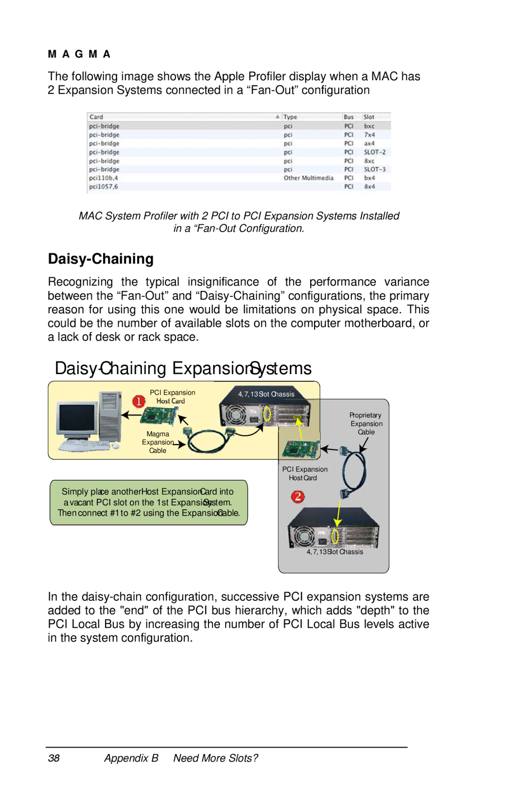 Magma P13RR manual Daisy-Chaining ExpansionSystems 