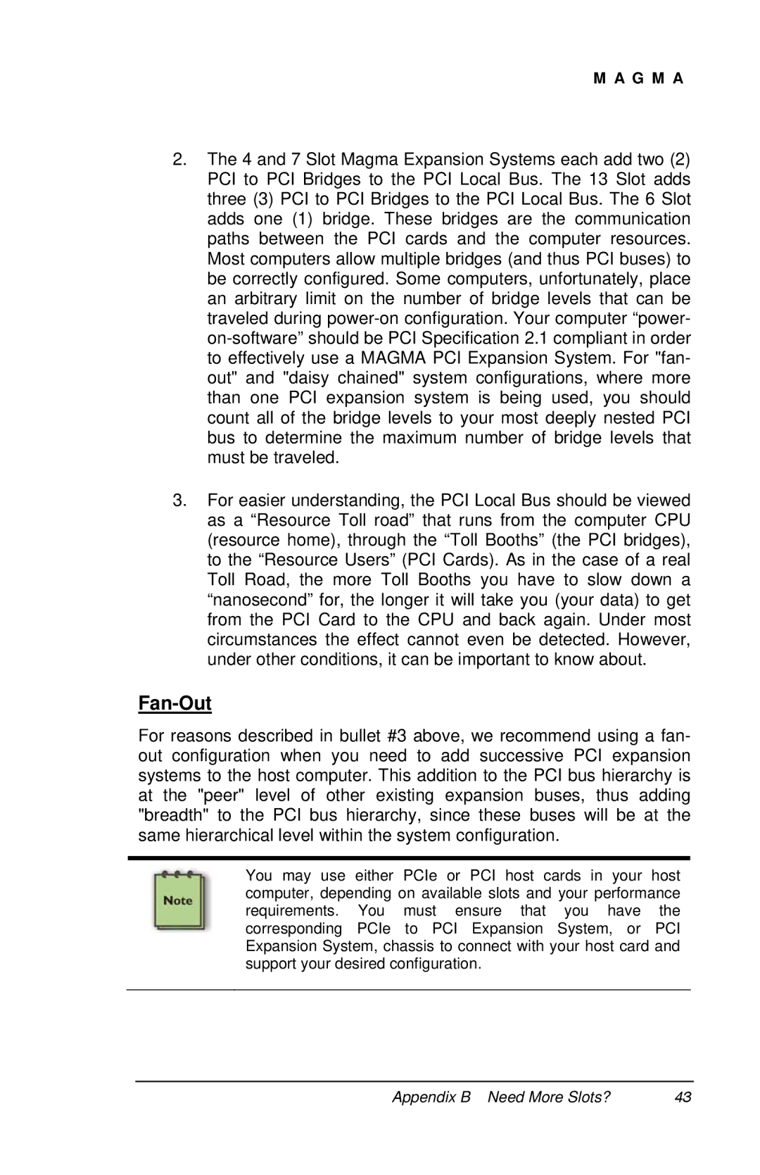 Magma P13RR-TEL user manual Fan-Out 