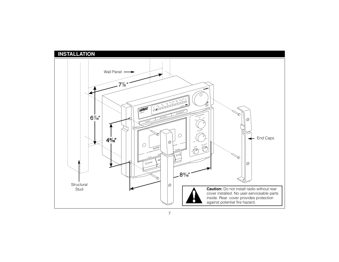 Magnadyne LS6000, LS6300 owner manual Installation 