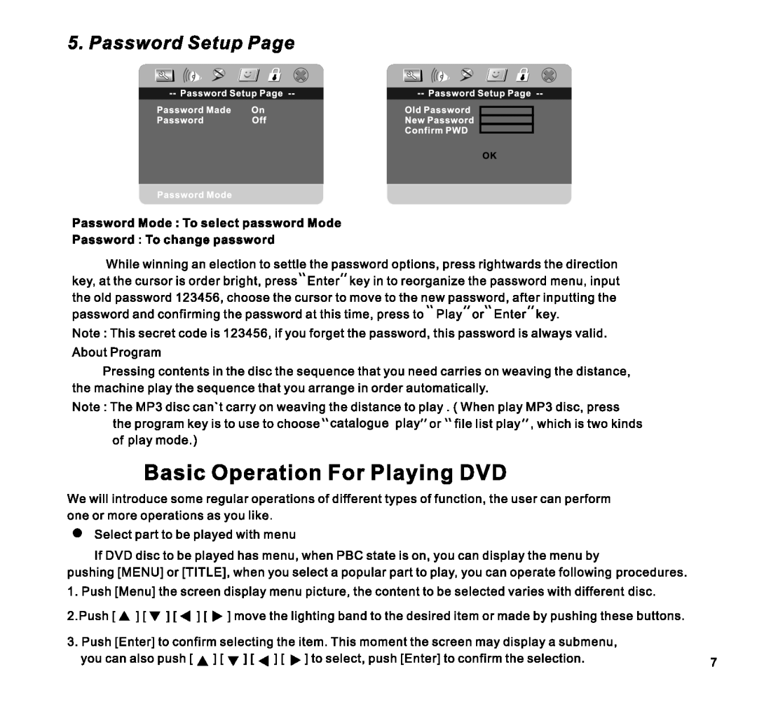 Magnadyne MV-DVD-PL7 owner manual 