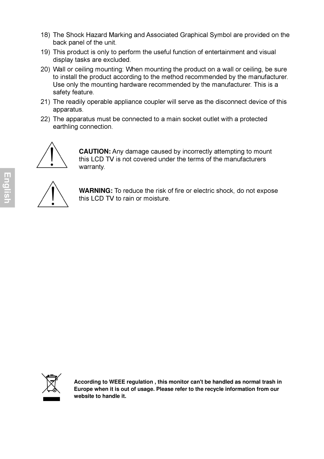 Magnasonic 26604MHD instruction manual English 