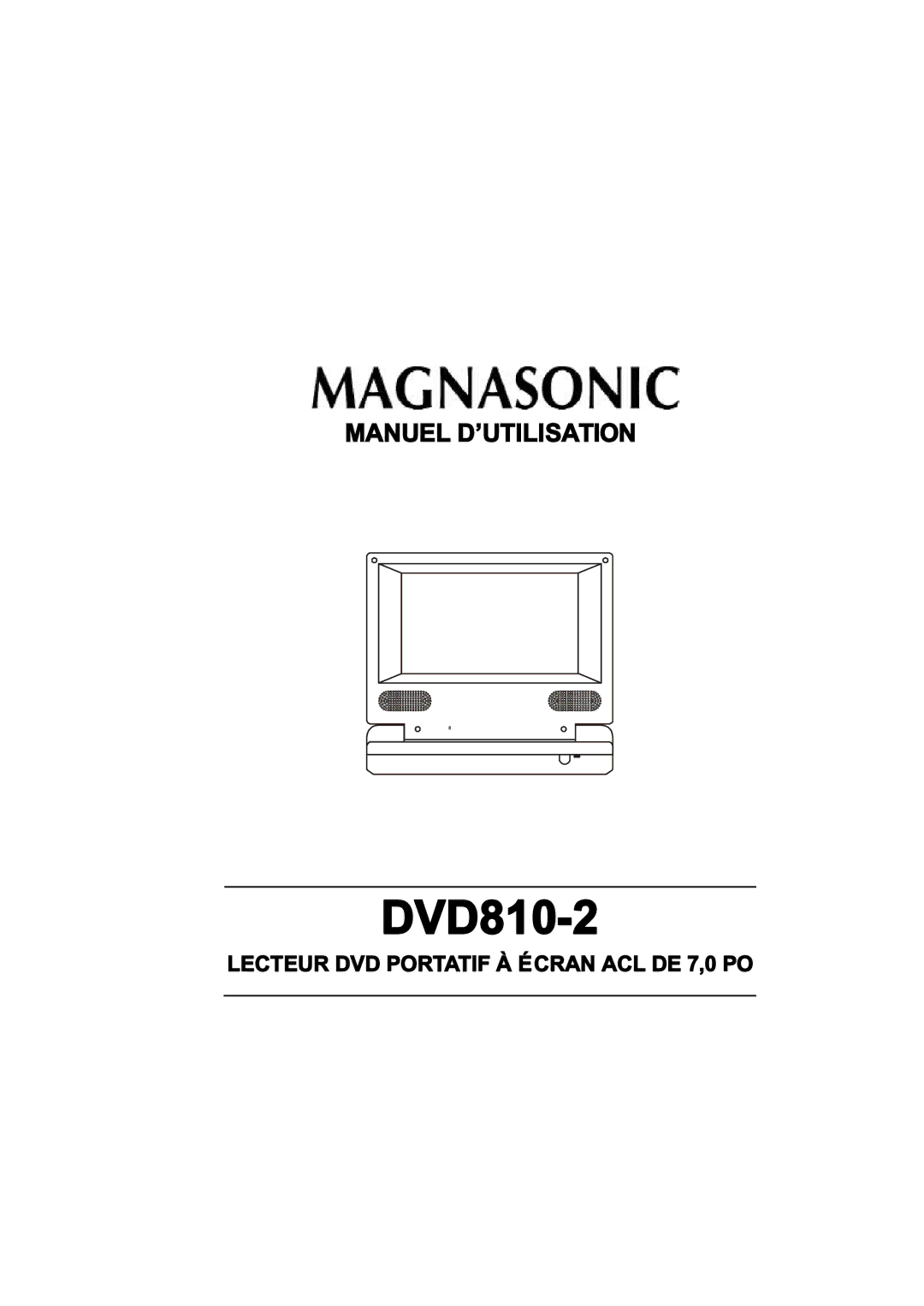 Magnasonic DVD810-2 manual ÜÊÜèïðóî 