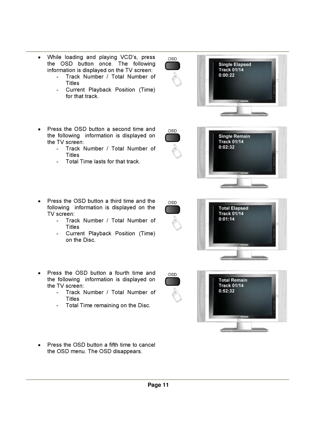 Magnasonic DVD830 instruction manual 