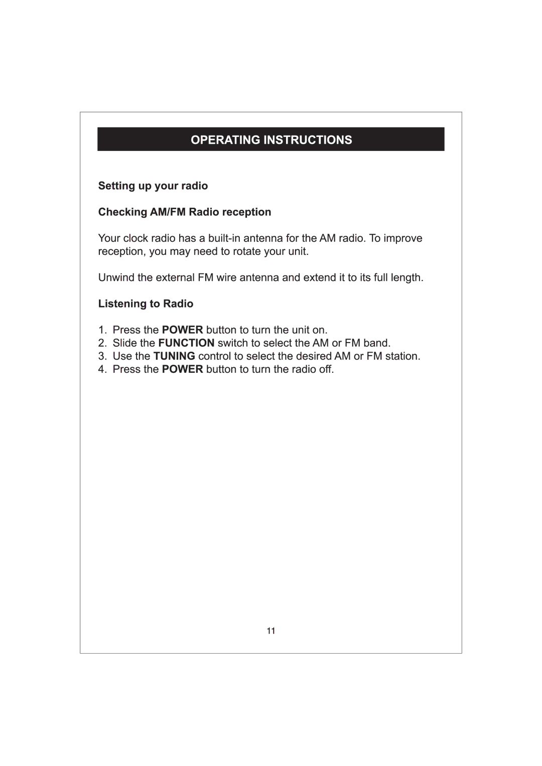 Magnasonic iC1087M manual 