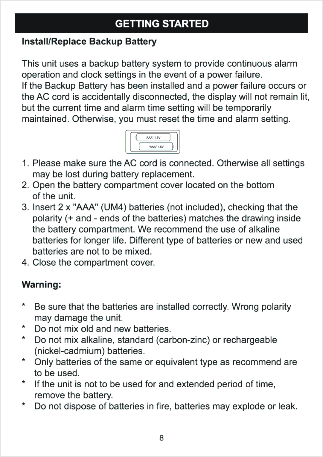 Magnasonic iC1087M manual 