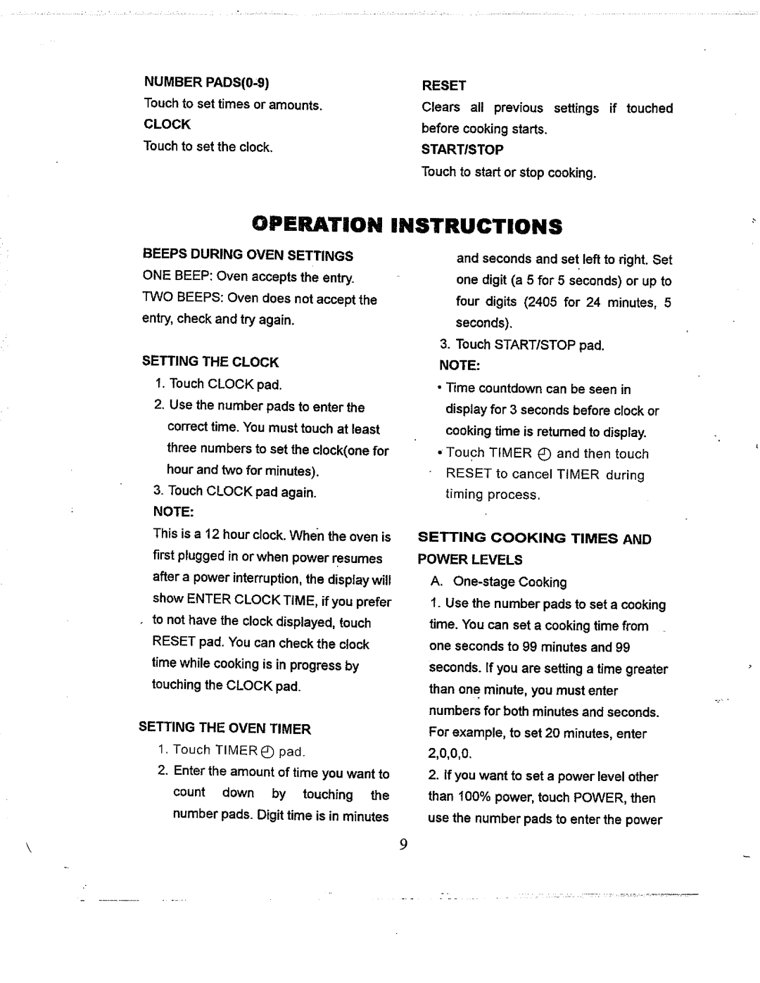 Magnasonic MMW6101 manual 