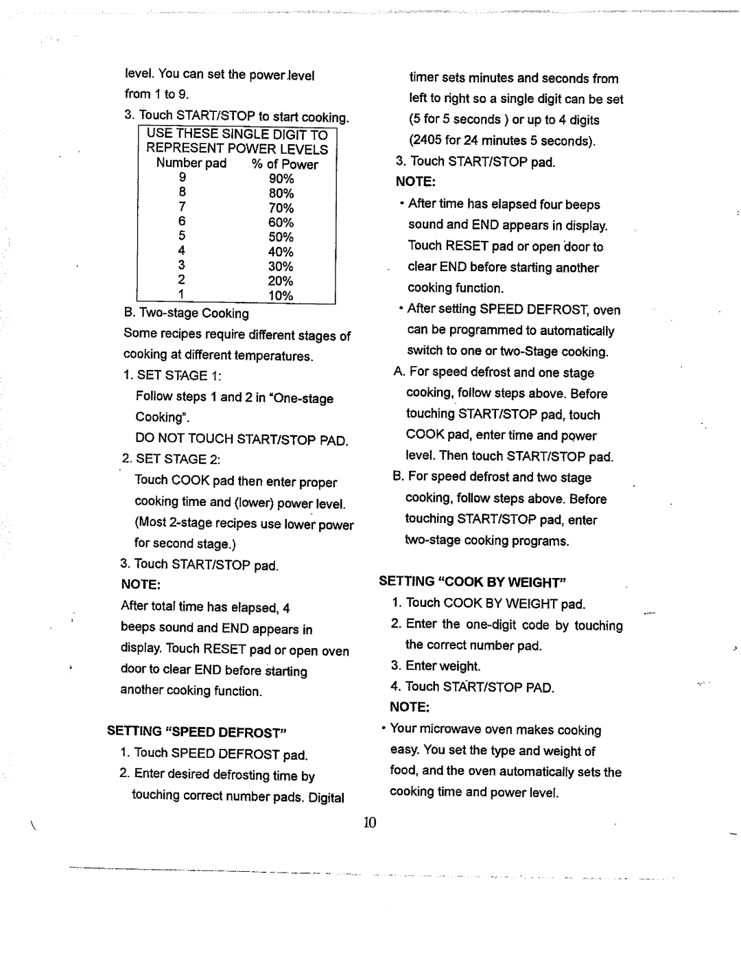 Magnasonic MMW6101 manual 