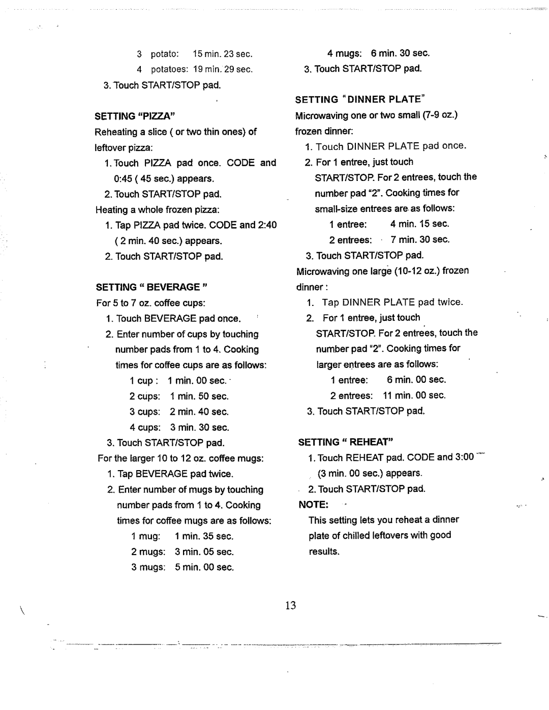 Magnasonic MMW6101 manual 