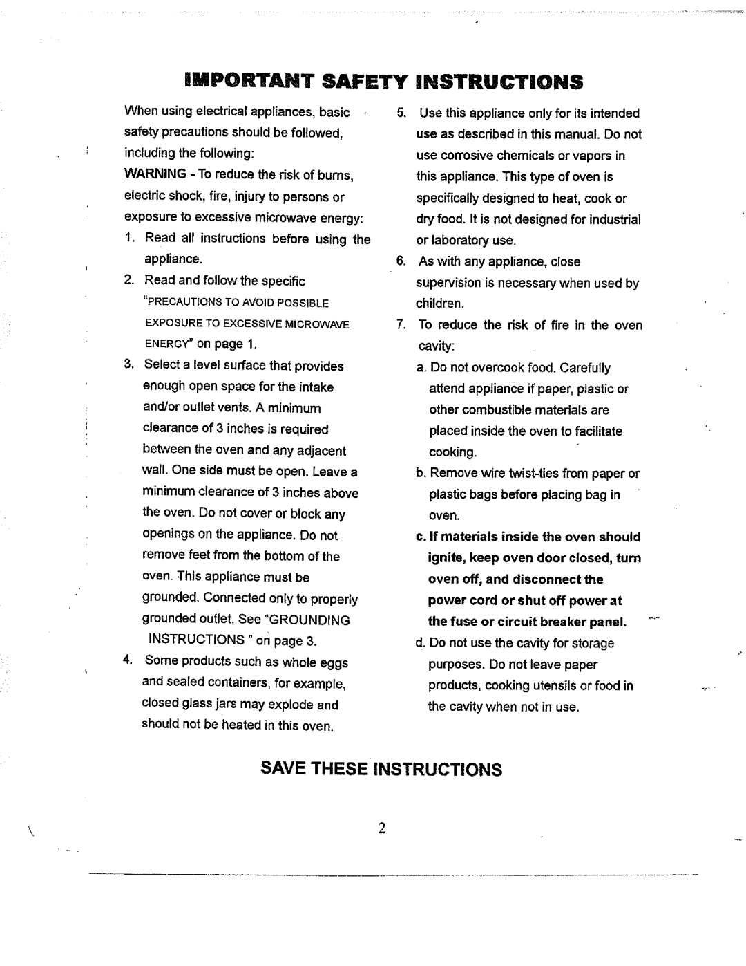 Magnasonic MMW6101 manual 