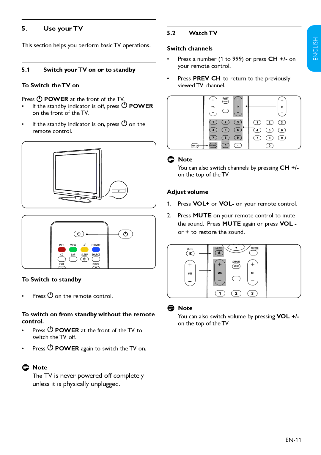 Magnavox 19MF338B user manual Use your TV 