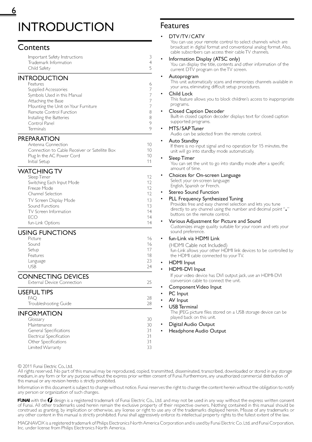 Magnavox 22ME601B, 19ME601B owner manual Introduction 