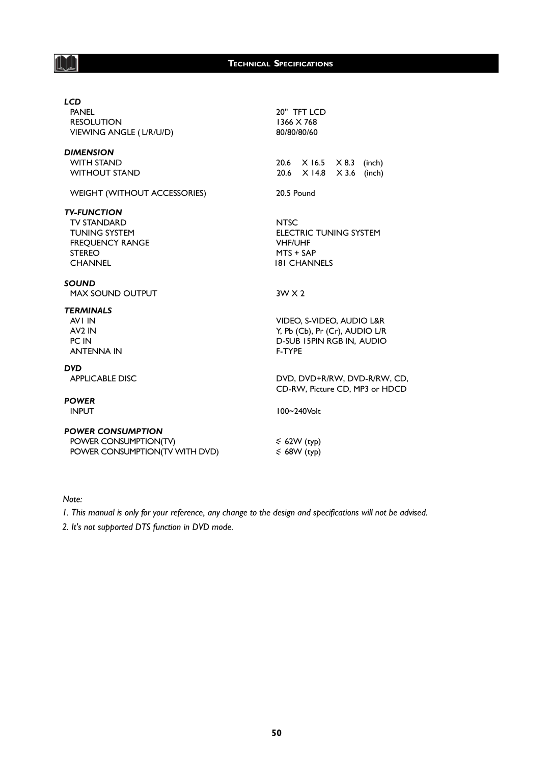 Magnavox 251W Series, 20MF Series user manual Lcd 