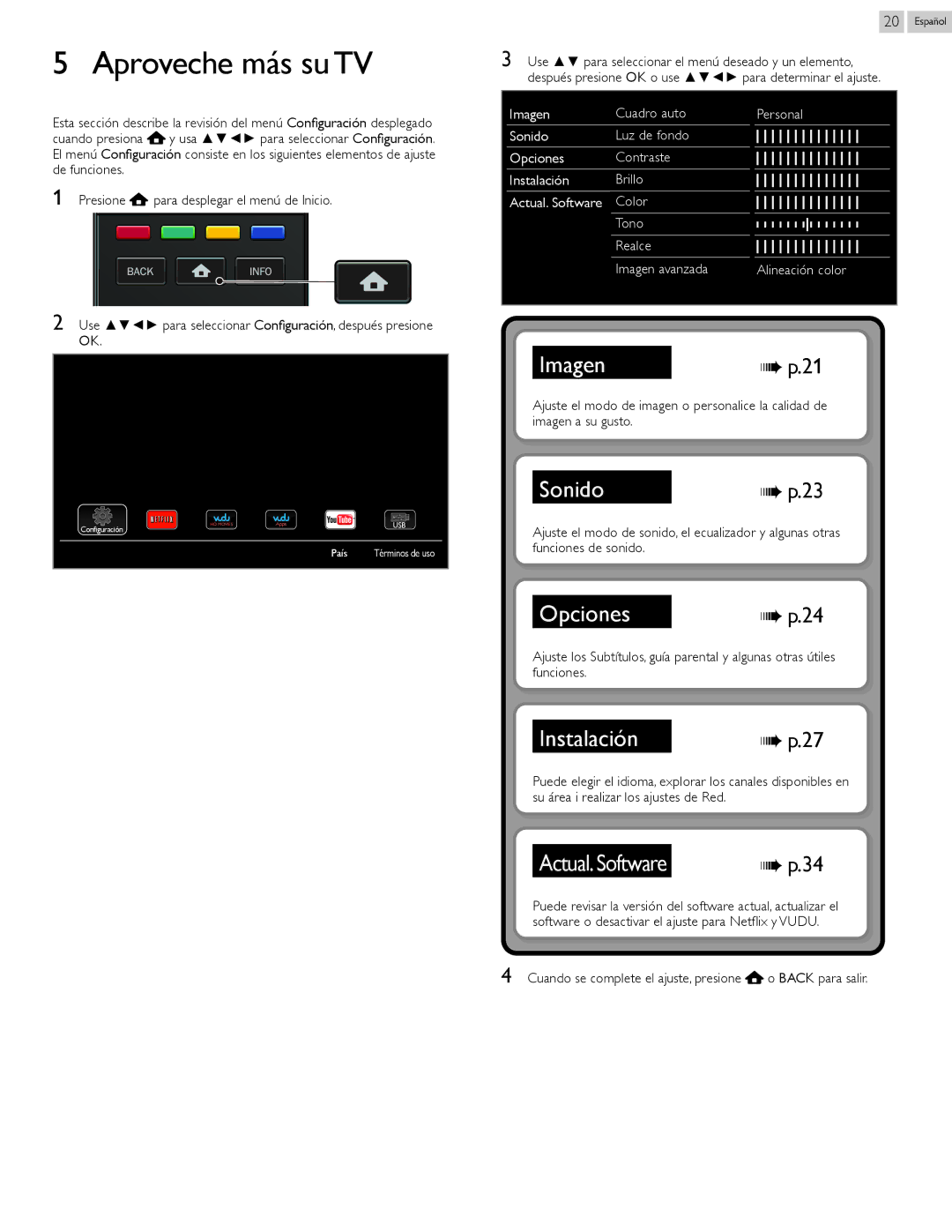 Magnavox 22MV402X, 26MV402X, 32MV402X owner manual Aproveche más su TV 