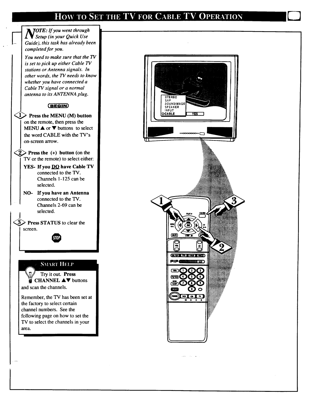 Magnavox 27TP83 C101 owner manual Try it out. Press, Area 