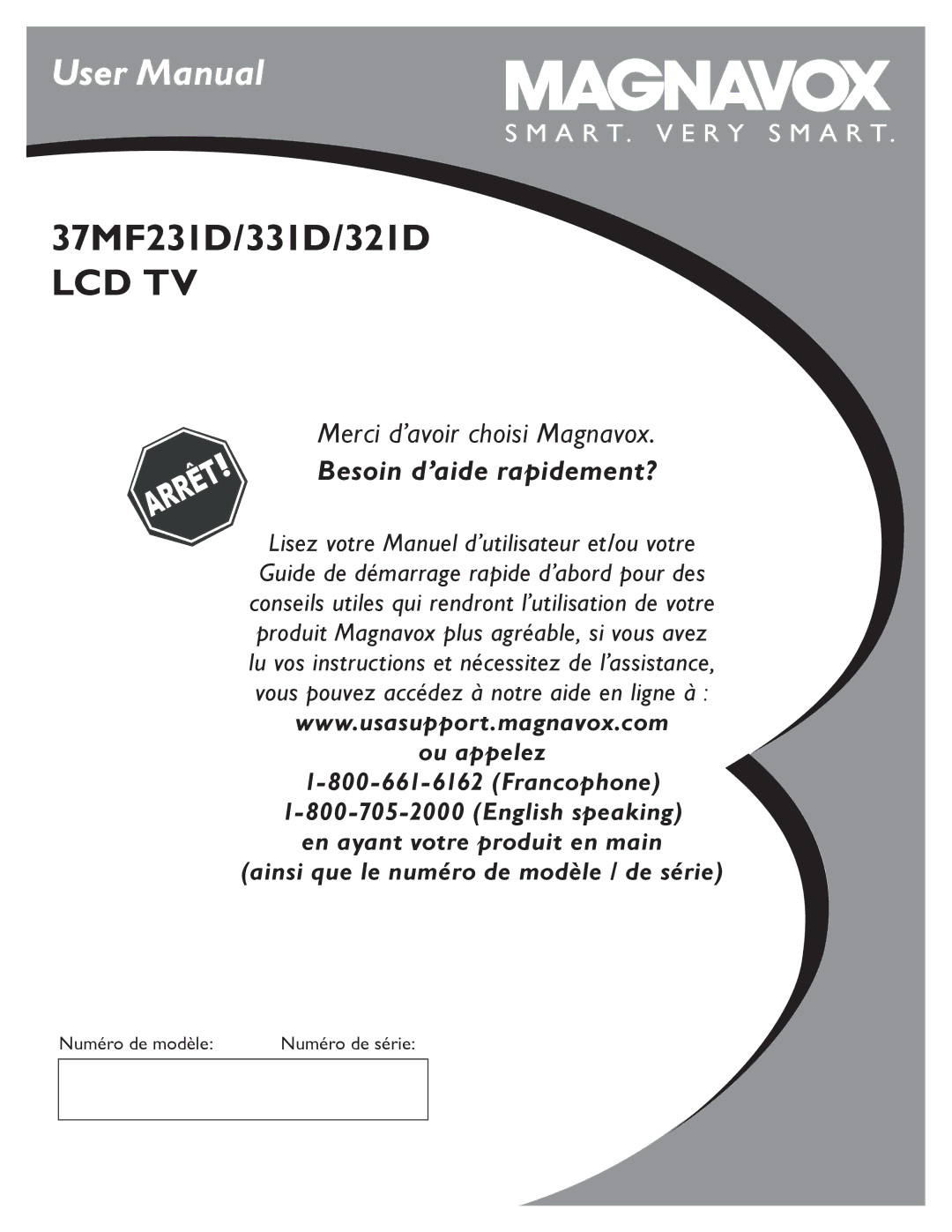 Magnavox 321D, 331D user manual Lcd Tv 