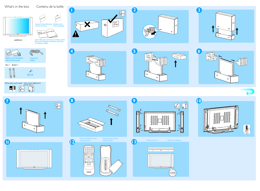 Magnavox 42MF231D manual 