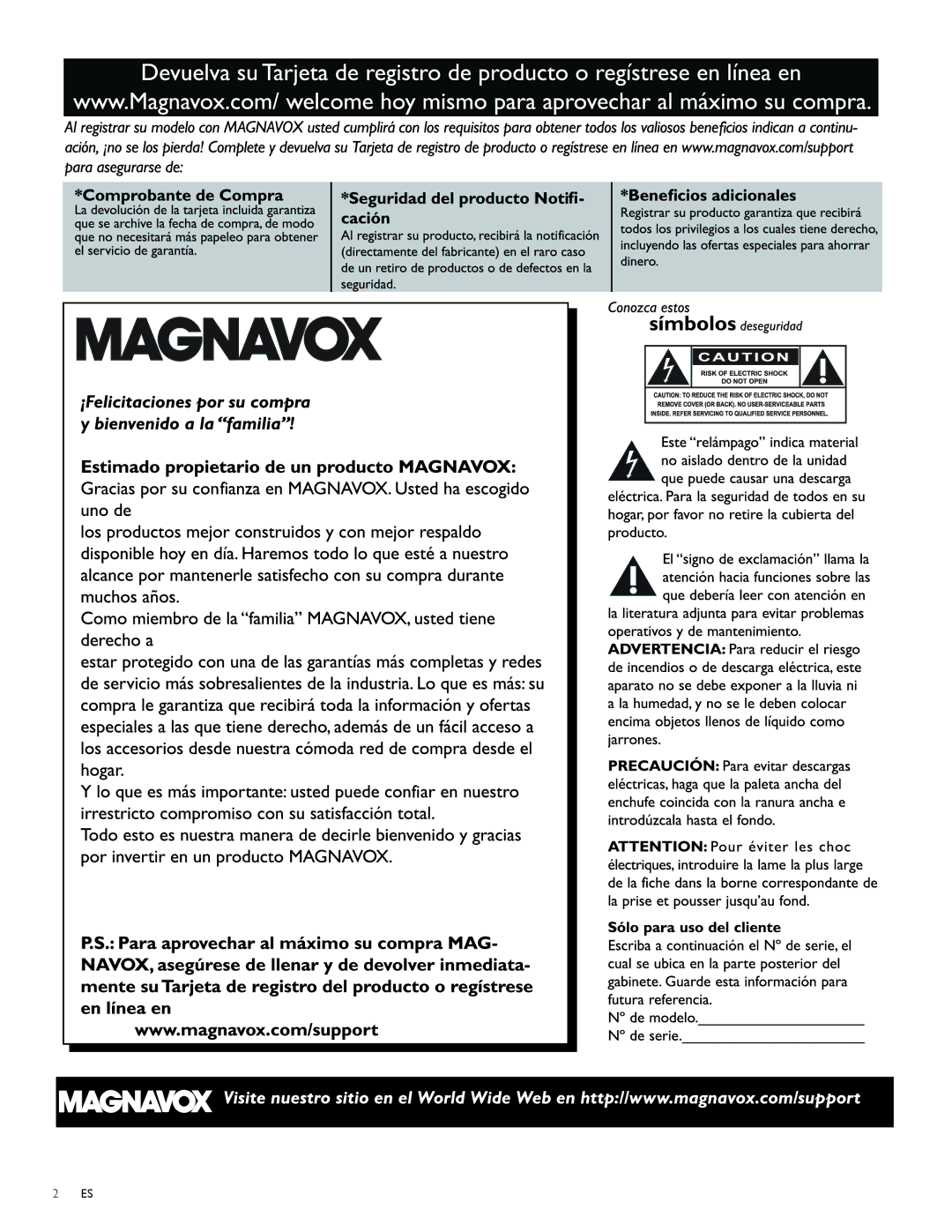 Magnavox 47MF439B user manual 