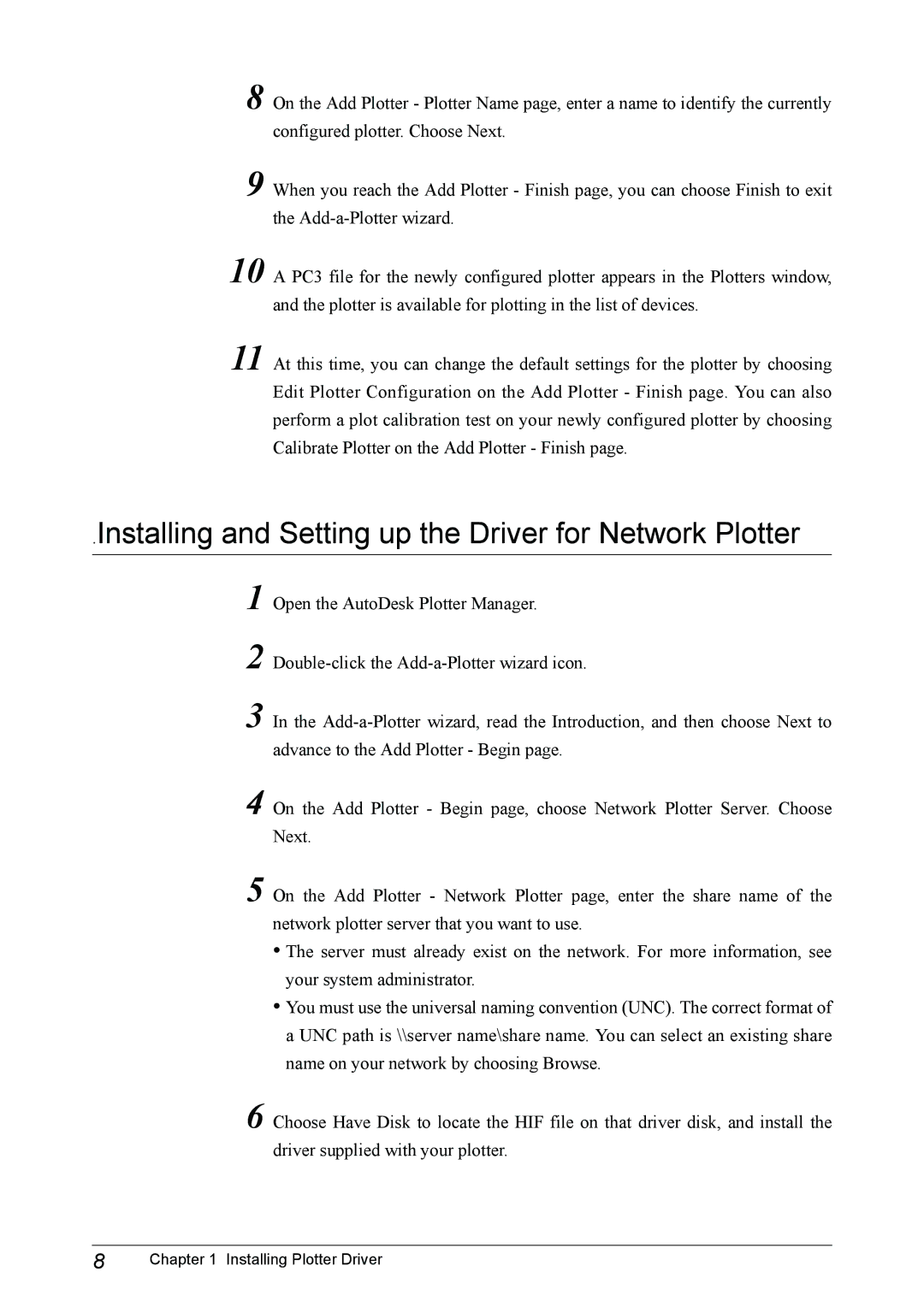 Magnavox 701P41586 manual Installing and Setting up the Driver for Network Plotter 