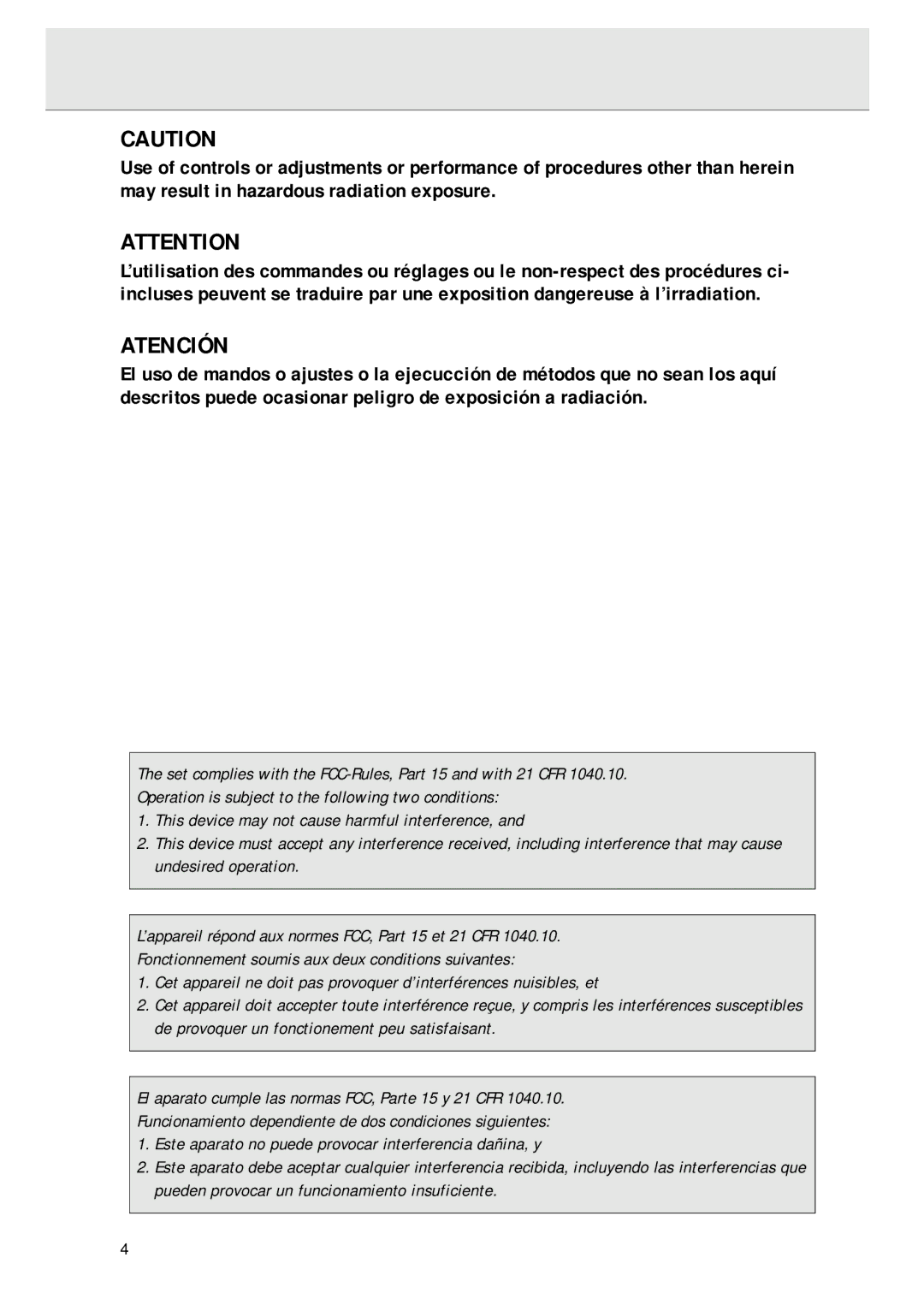 Magnavox AZ 1045 manual Atención 