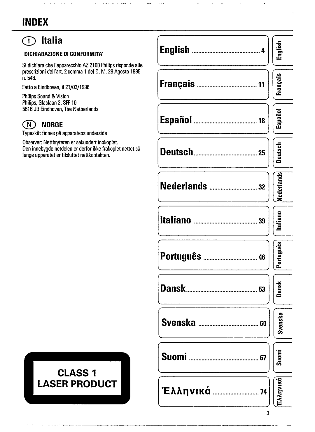 Magnavox AZ 2100 manual 