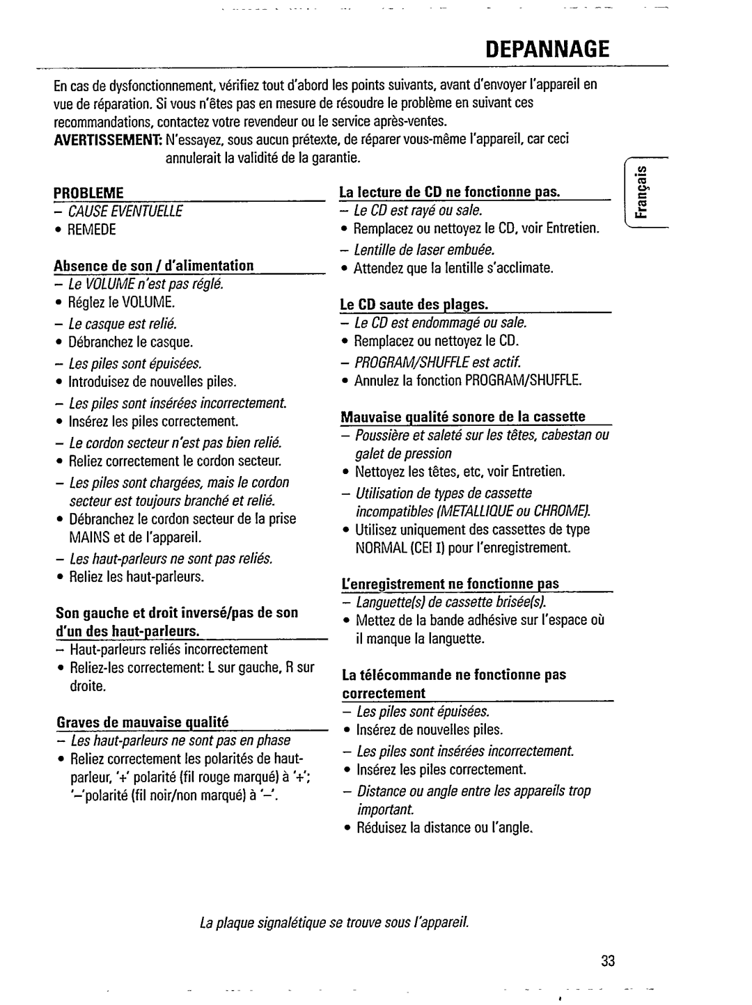 Magnavox AZ 2407 manual 