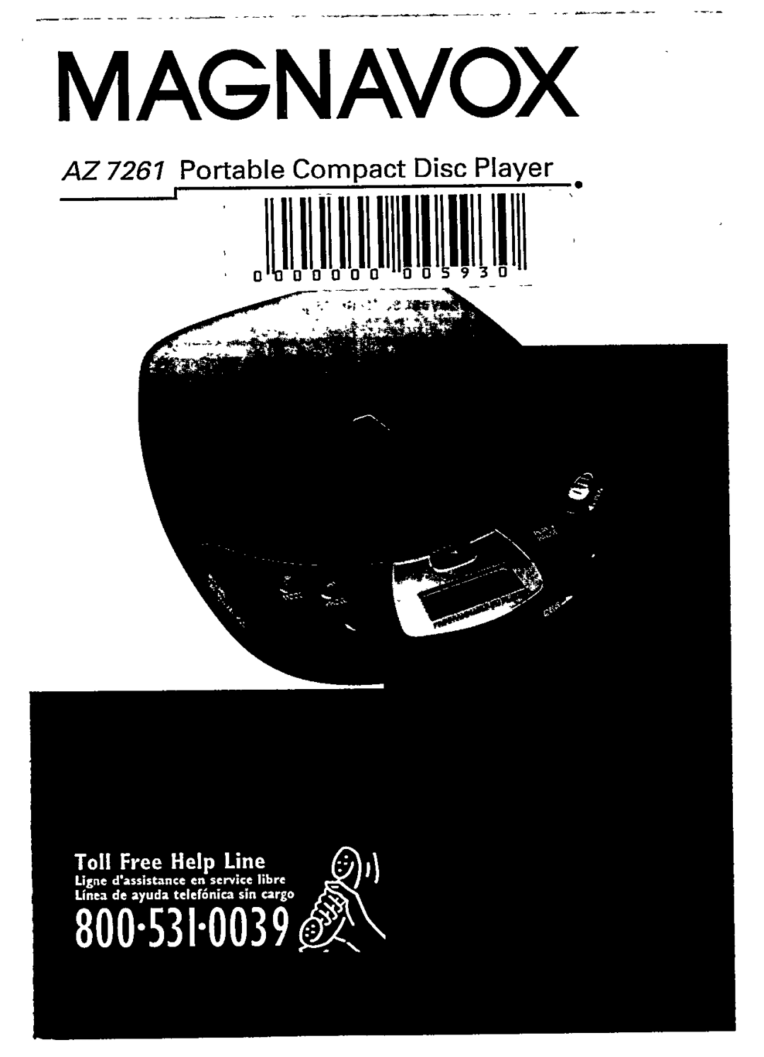 Magnavox AZ 7261 manual 