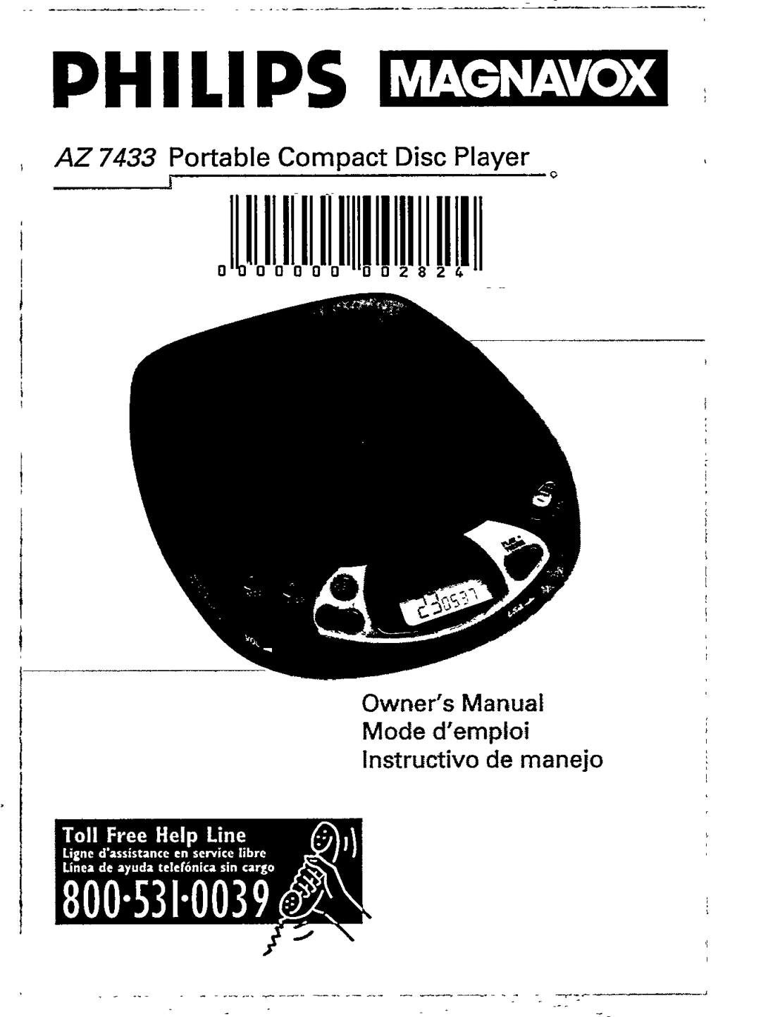 Magnavox AZ 7433 manual 