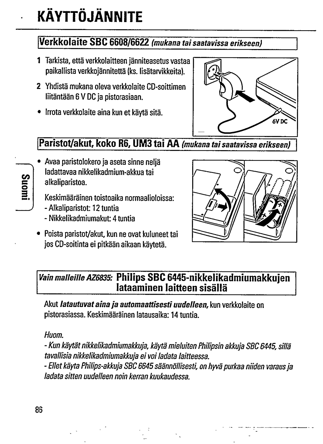 Magnavox AZ6834, AZ6835 manual 