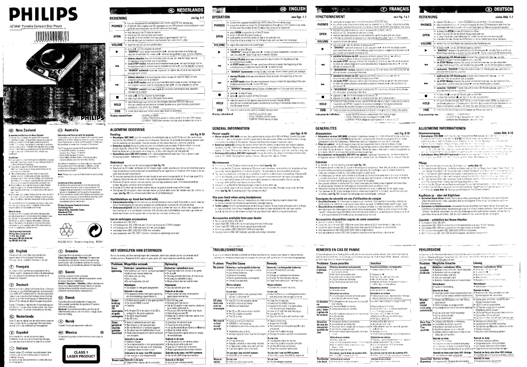 Magnavox AZ6840 manual 