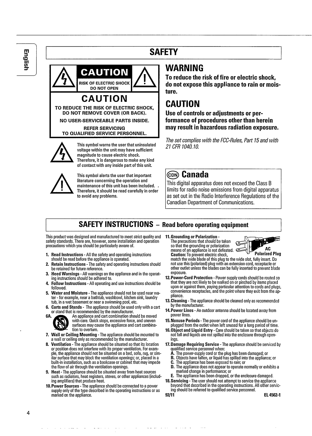 Magnavox AZ9340/05, AZ 9340 manual 