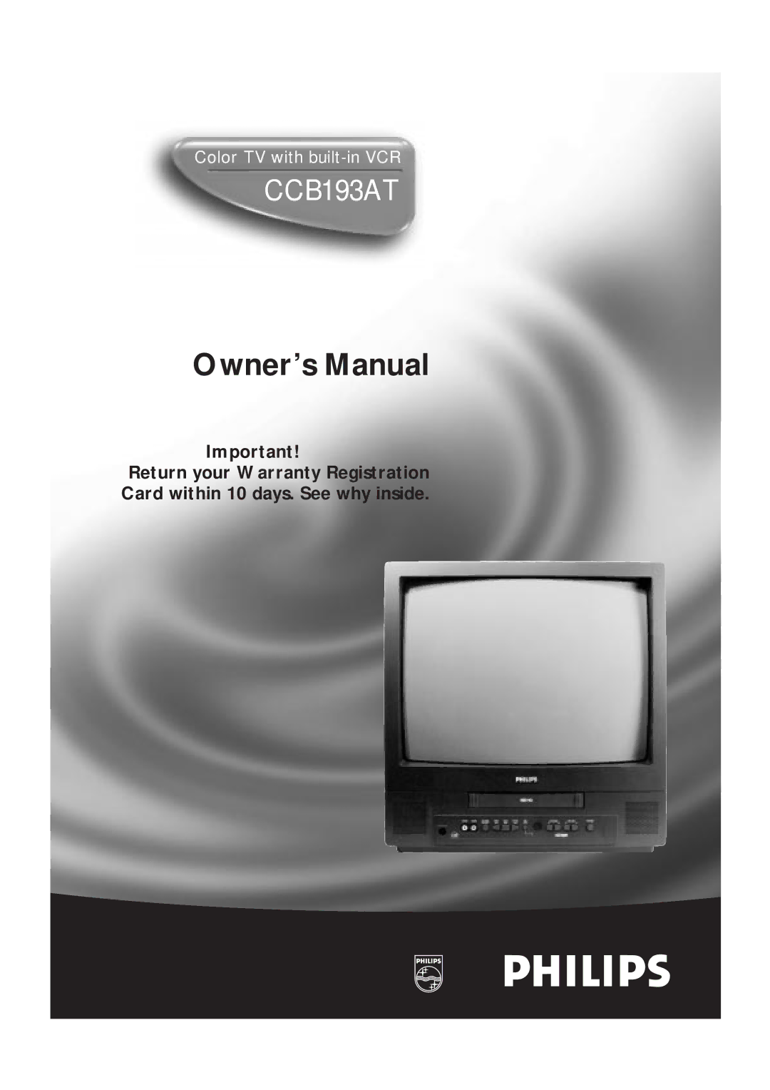 Magnavox CCB193AT owner manual 