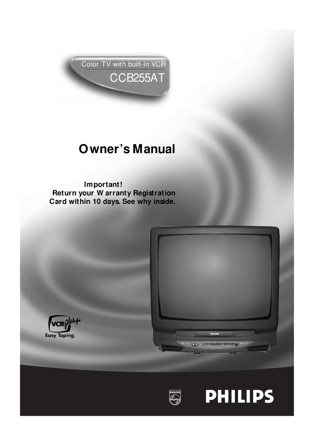 Magnavox CCB255AT owner manual 