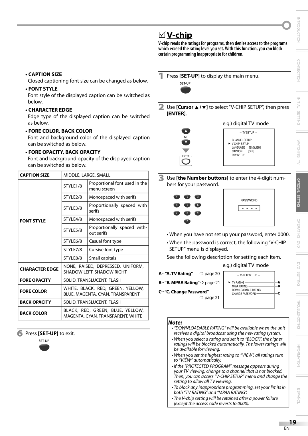 Magnavox CD130MW9 owner manual 5V-chip 