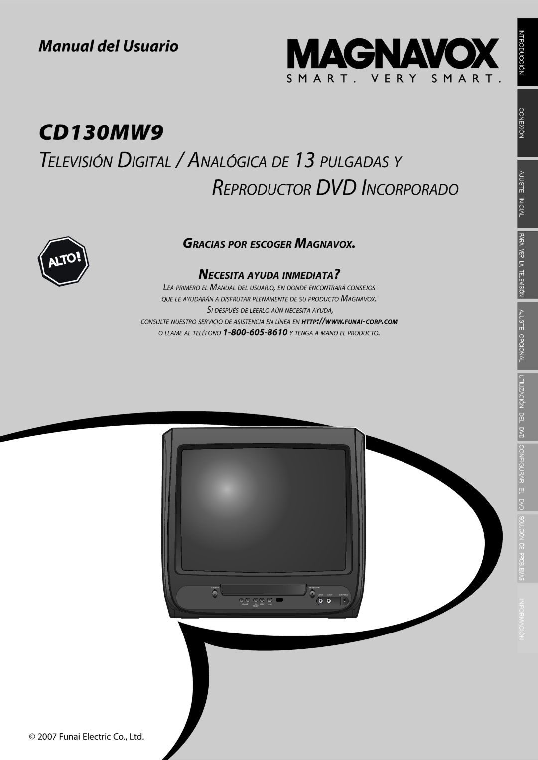 Magnavox CD130MW9 owner manual Manual del Usuario 