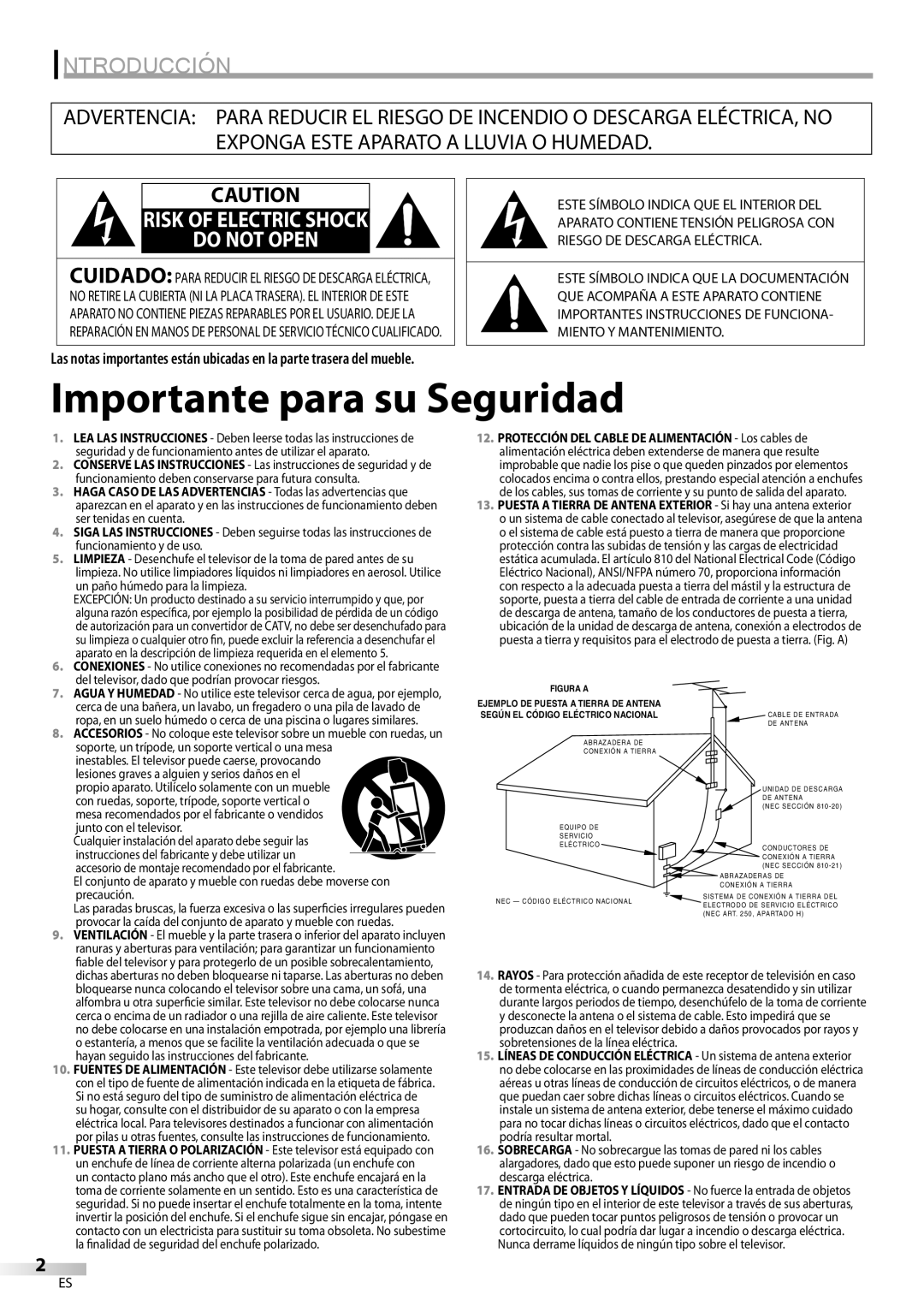 Magnavox CD130MW9 owner manual Importante para su Seguridad, Introducción 