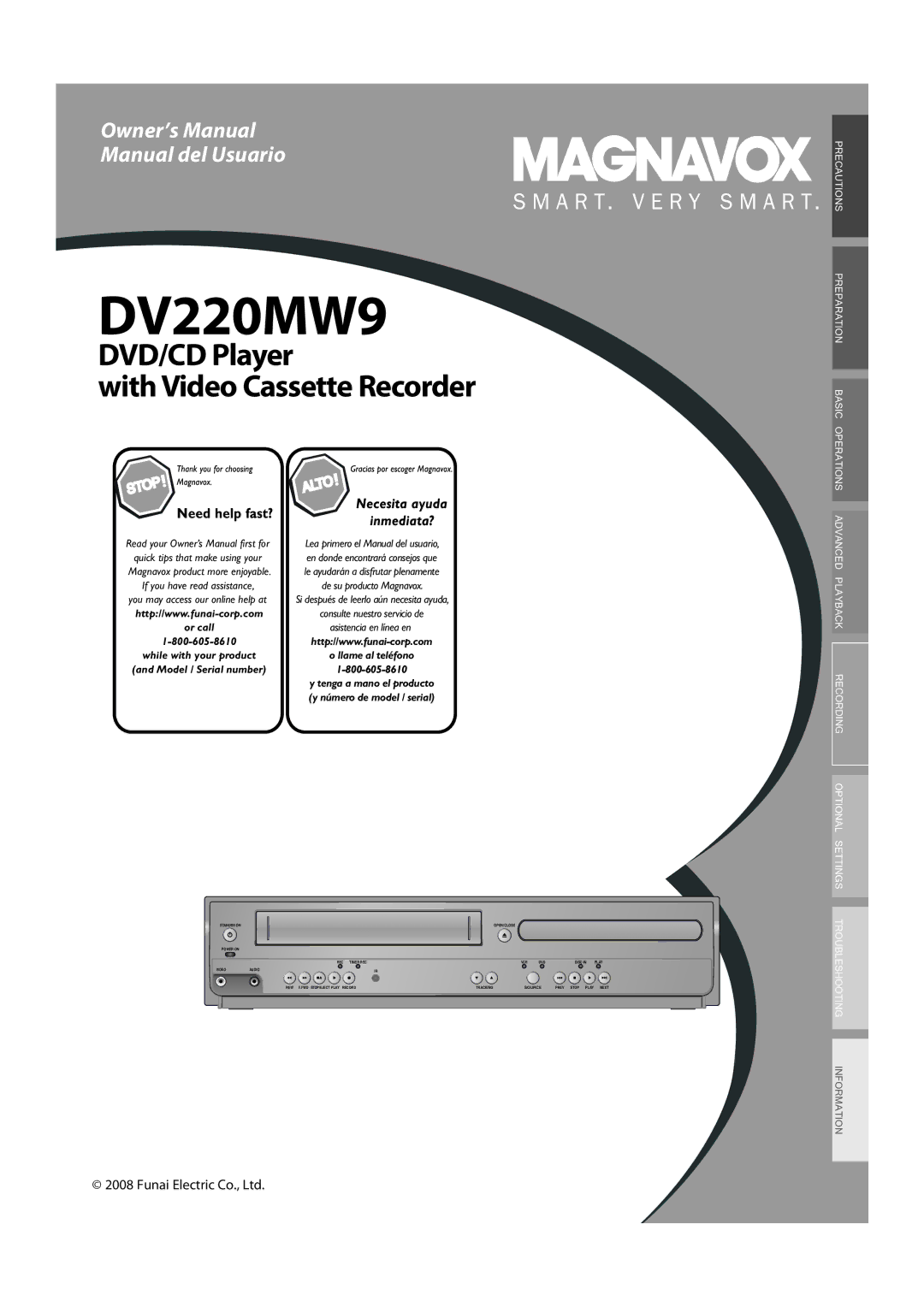 Magnavox DV220MW9 owner manual 