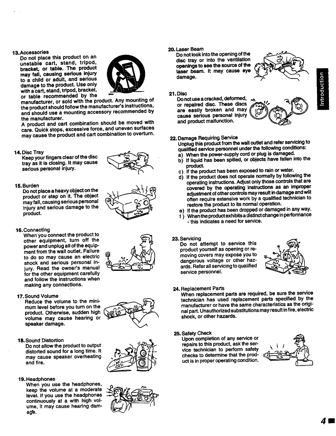 Magnavox DVD400AT manual may .,/f, may fall, causingserious personal 