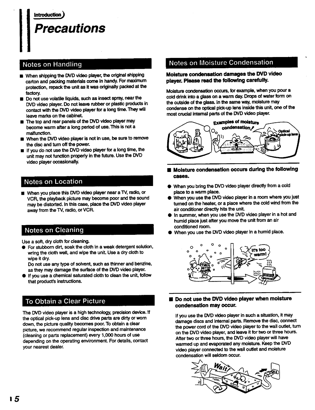 Magnavox DVD400AT manual Precautions 