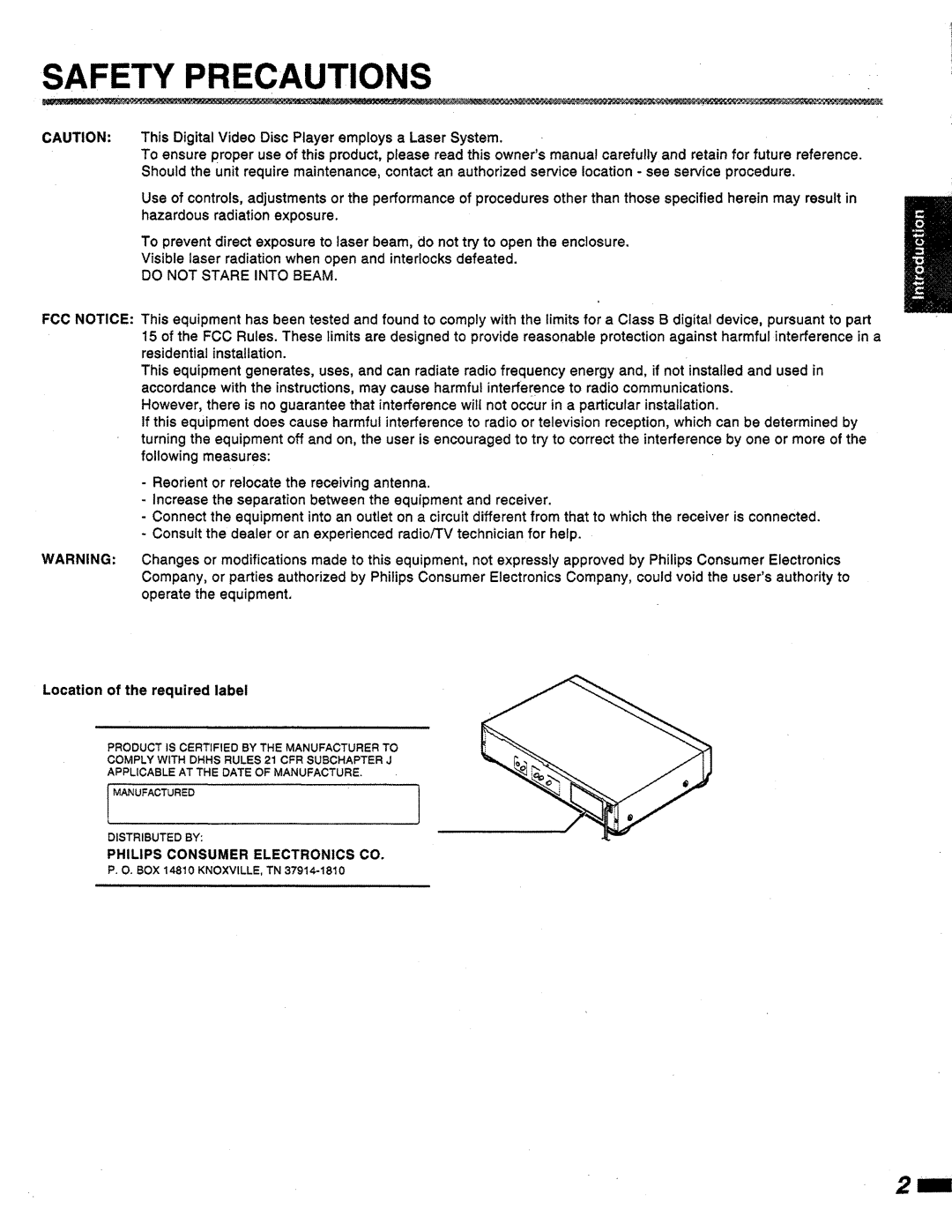 Magnavox DVD815 manual 