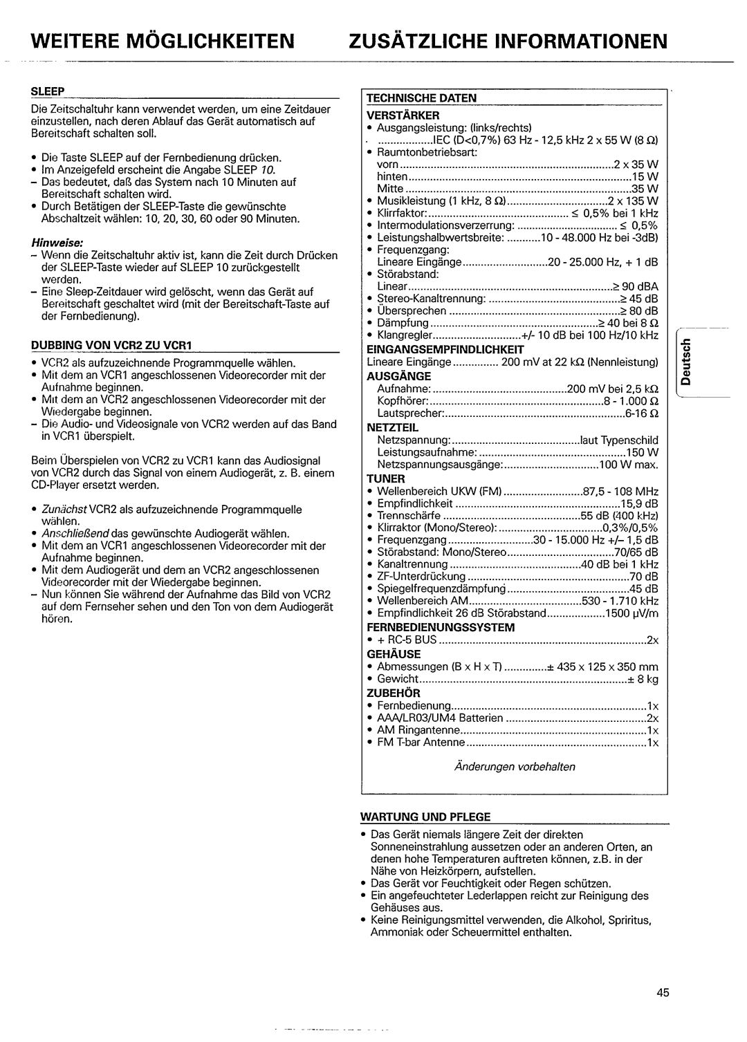 Magnavox FR 731 manual 