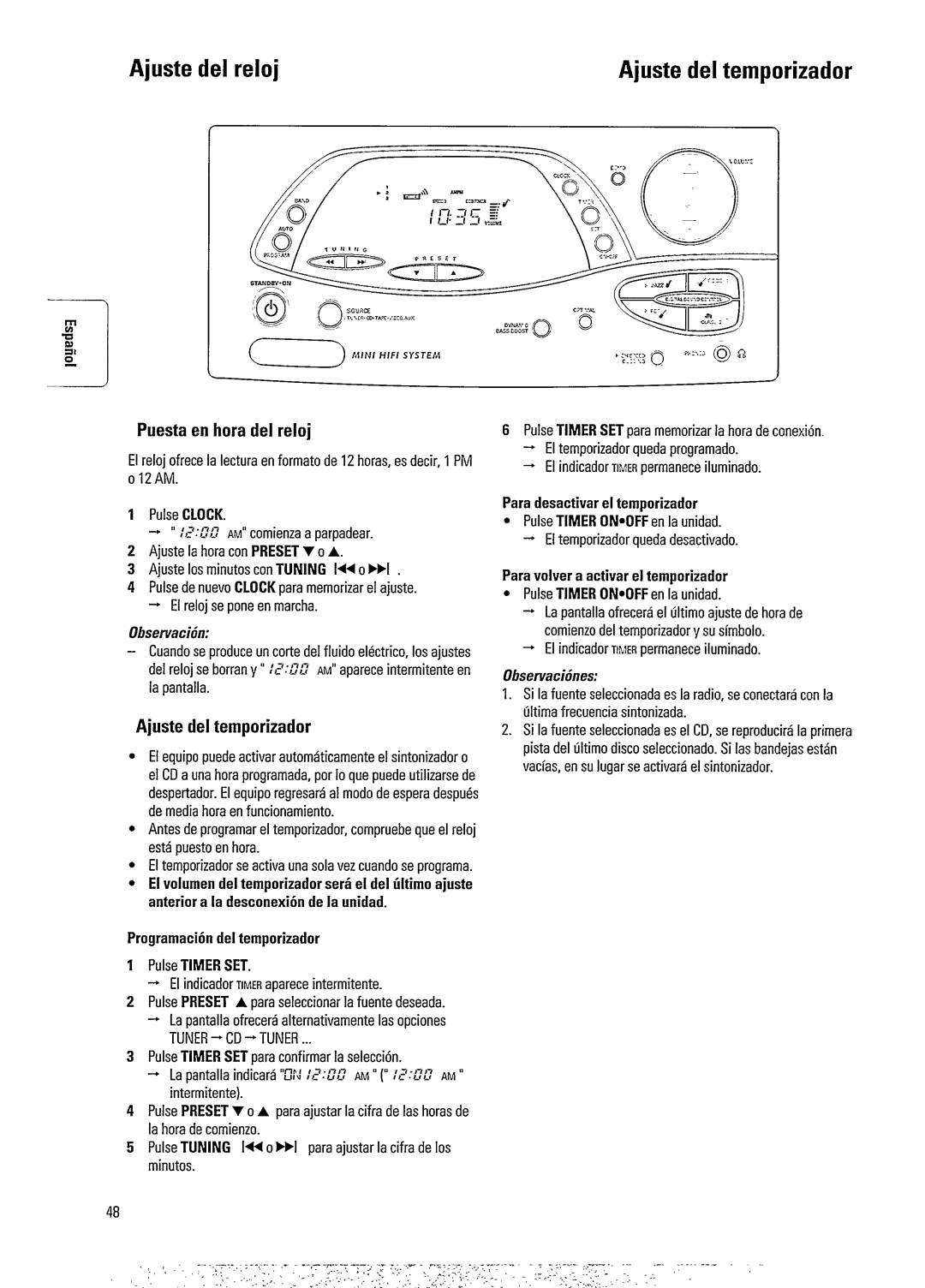 Magnavox FW 345C manual 