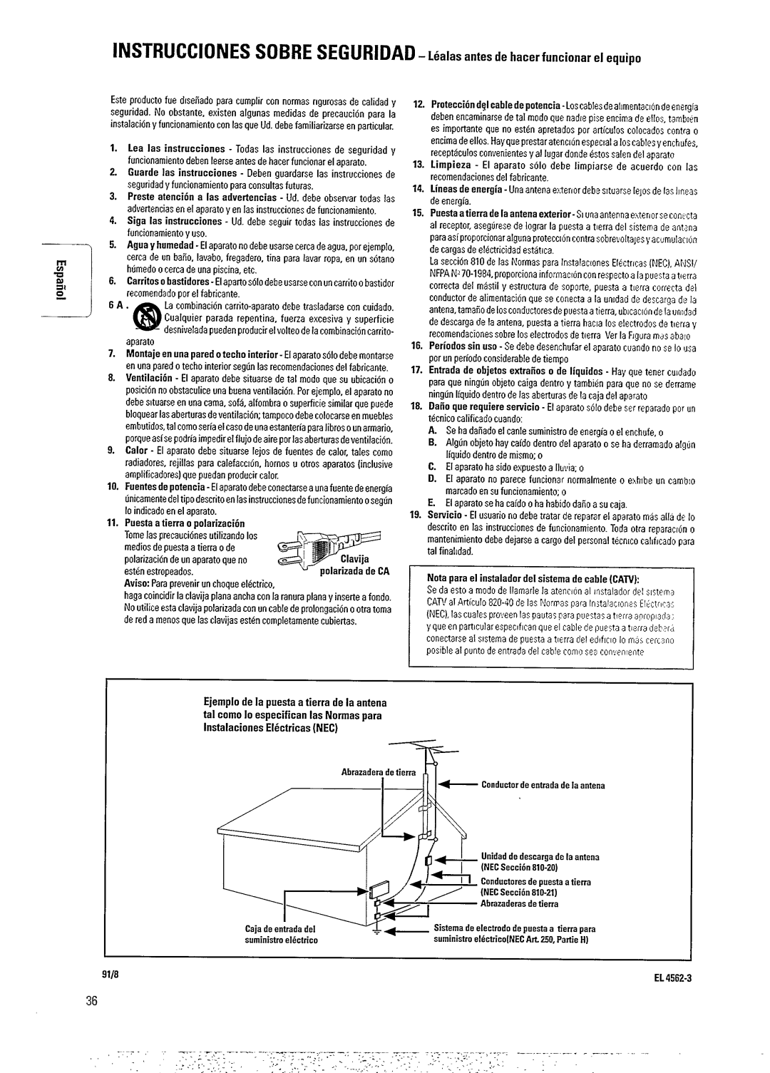 Magnavox FW 345C manual 