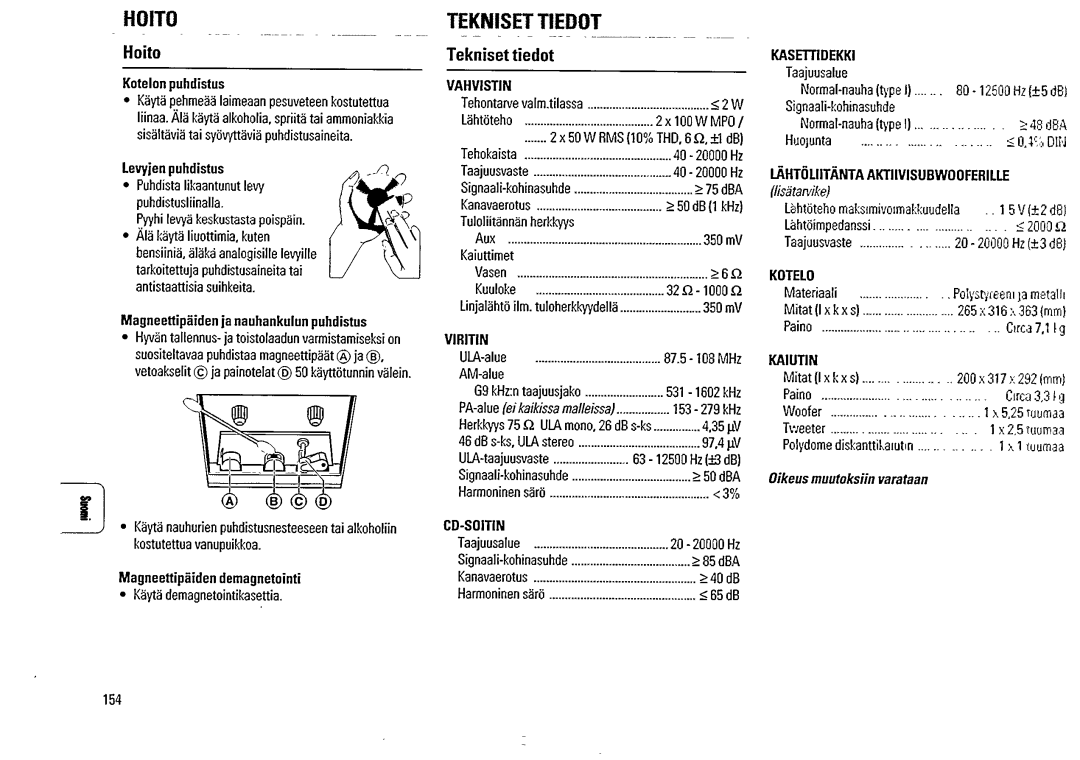 Magnavox FW 355C manual 