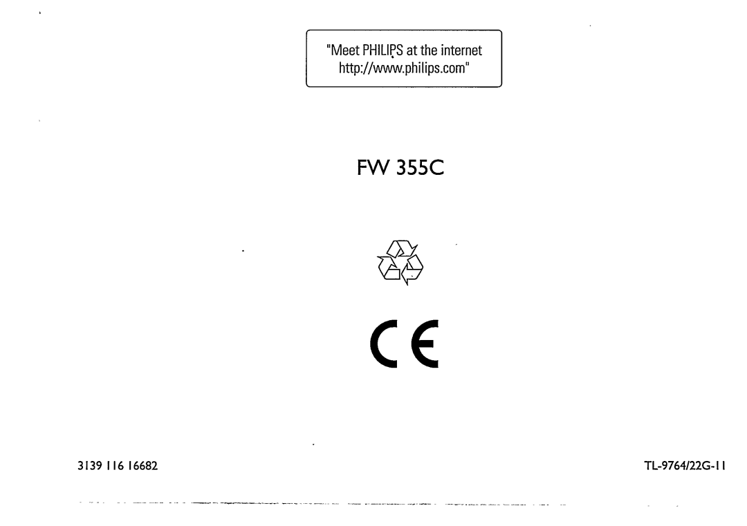 Magnavox FW 355C manual 