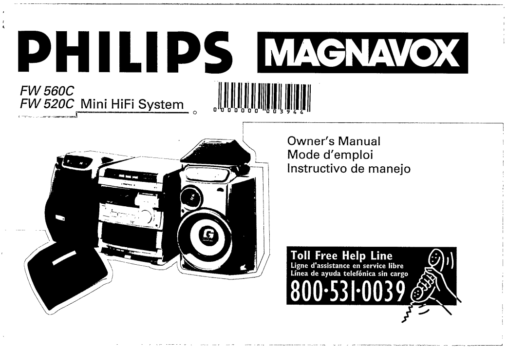 Magnavox FW 520C manual 