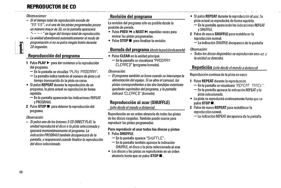 Magnavox FW 520C manual 