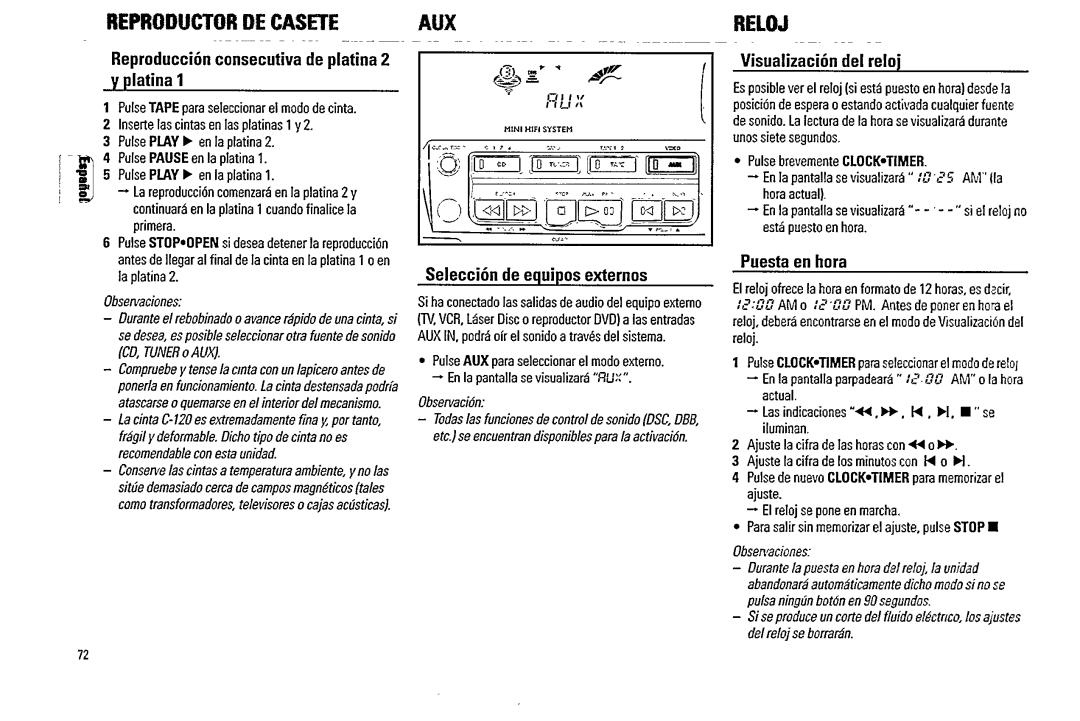 Magnavox FW 520C manual 